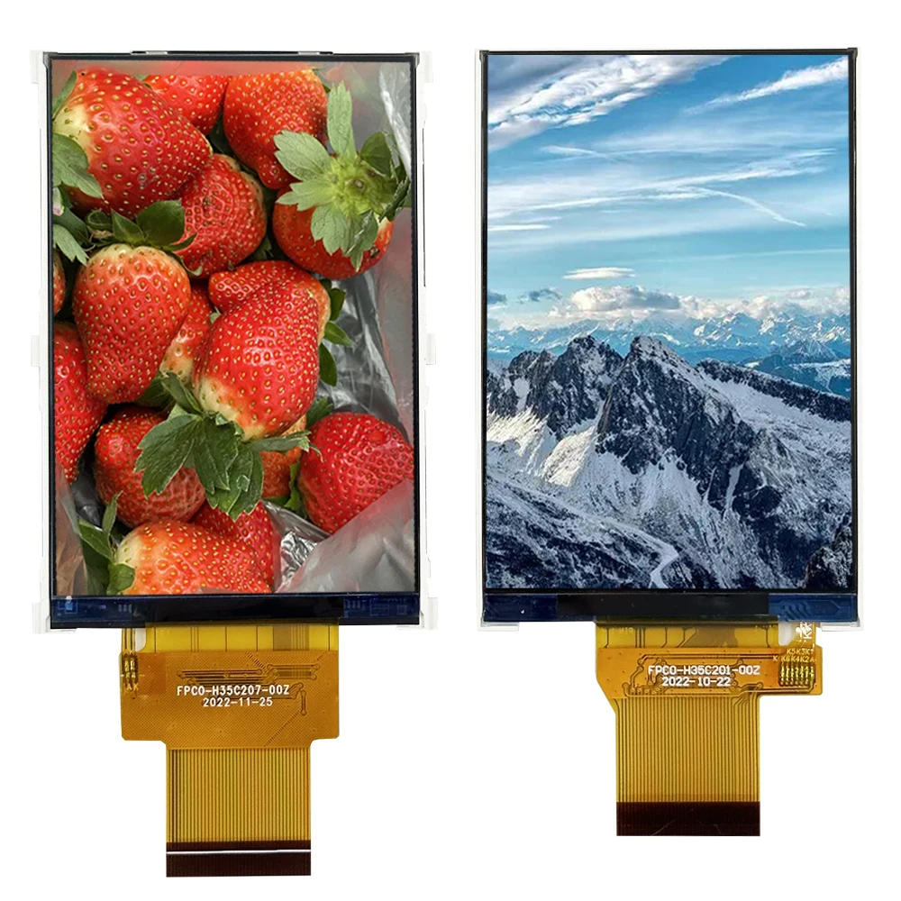 3 5 TFT ЖК-дисплей с разрешением 320*480 40pin ST7796S MCU SPI RGB интерфейс квадратный ЖК-экран модуль