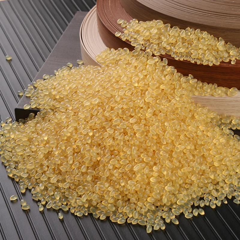 Factory wholesale bonding glue round particles good heat resistance pur glue