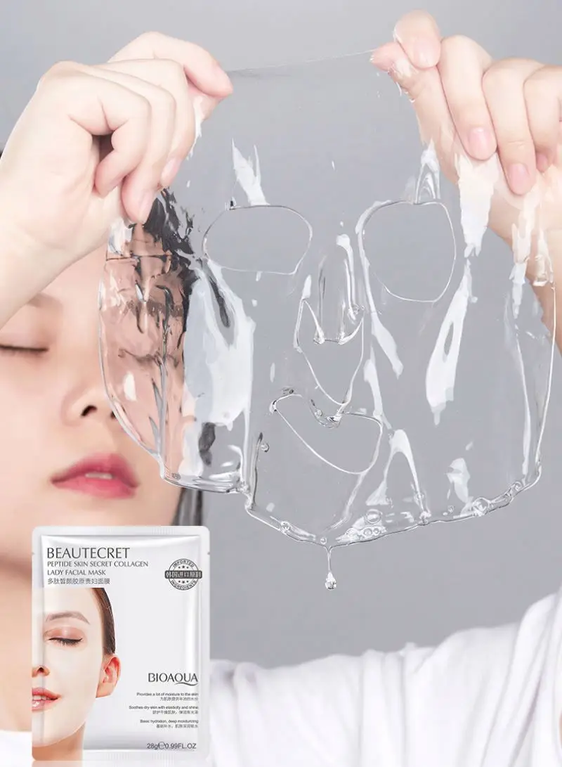 BIOAQUA brand new product 28g*4 face skin care 24k gold moisturizer nourishing collagen Korea facial mask sheet