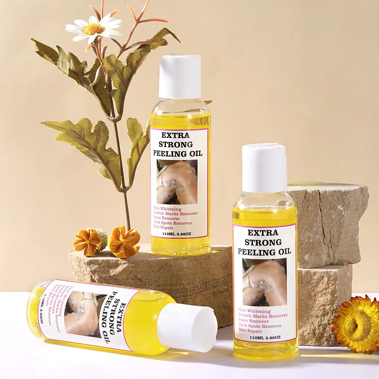 Stretch Marks Skin Peeling Oil extra Strong Whitening Yellow Peeling Oil Peeling Oil for Hand Body Leg