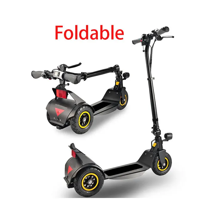 Europe Warehouse Free Shipping 3 Wheel foldable tricycles golf standing three wheel balancing electric scooter for adult