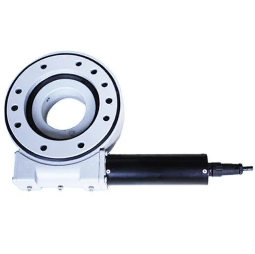 SE7 High speed fast delivery time Small size Slewing worm drive with 24V motor
