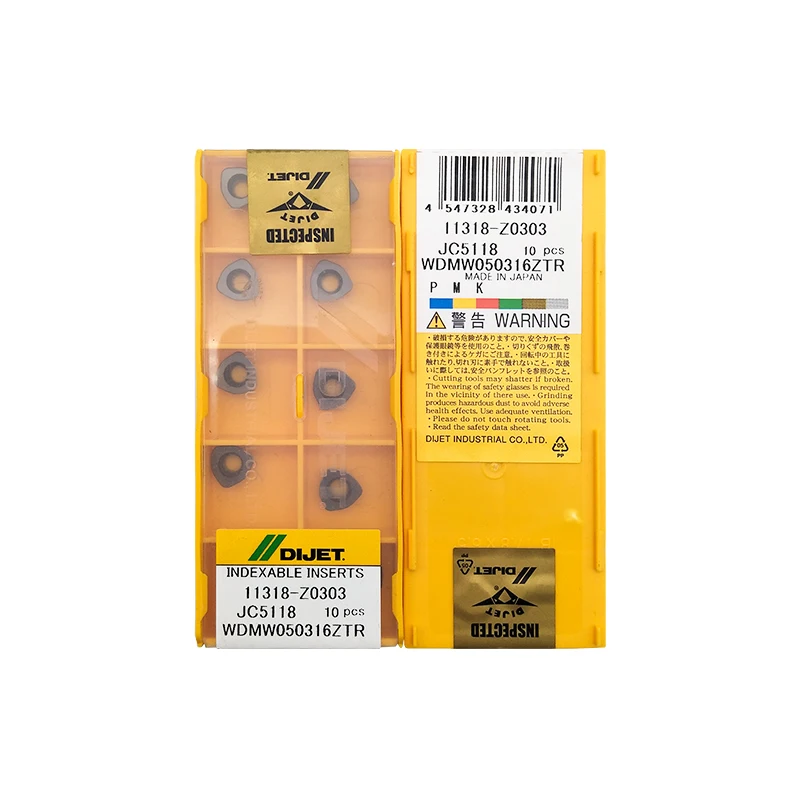  WDMW050316ZTR JC5118 100% оригинальная карбидная вставка DIJET лучшего качества 10