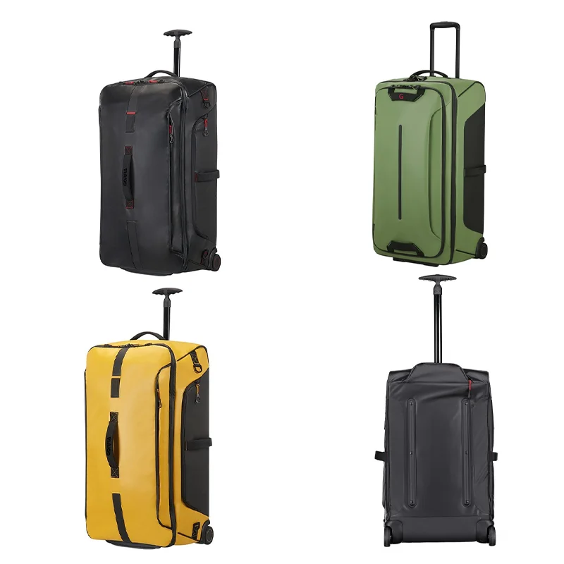 Gorfia 2024 new high-capacity waterproof pull rod duffel bag for men with zipper for business travel