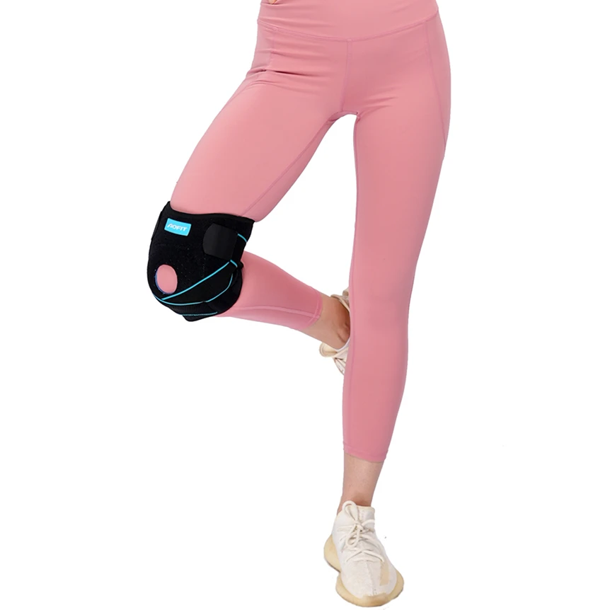 Premium Neoprene 4 Spring Bars Rubber Shock Absorption Breathable Adjustable Hinged Knee Brace