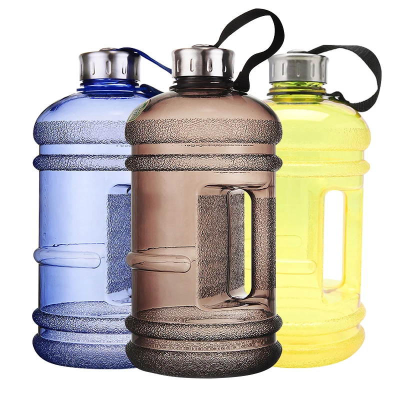 2019 Hot Factory Outdoor PETG Plastic Water Bottles BPA Free Bottla De Agua 2200ml Fitness GYM Sport Water Bottle