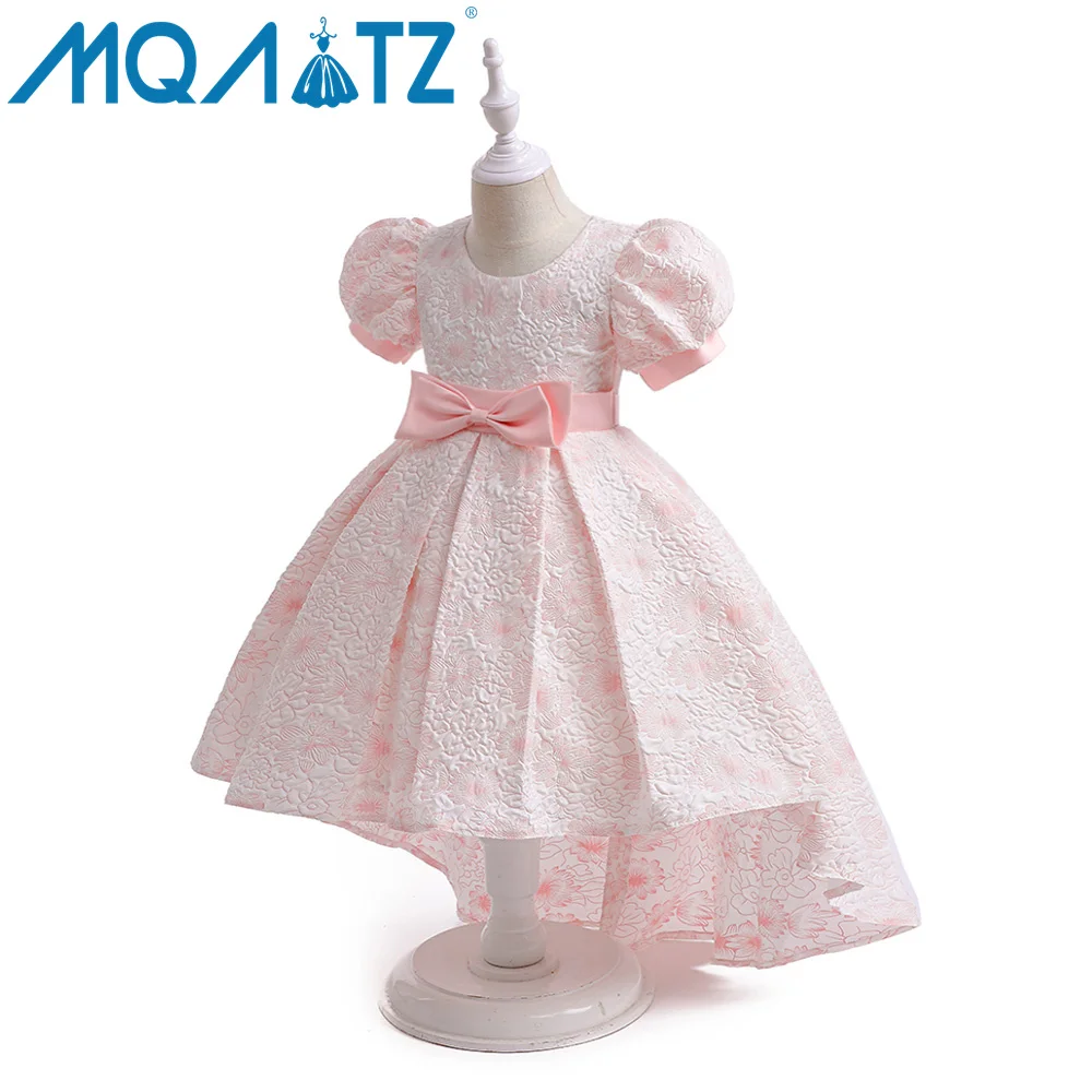 MQATZ Flower Girl Dresses Birthday 7 Years Children Wedding Kids Party Dress For Kids Girls