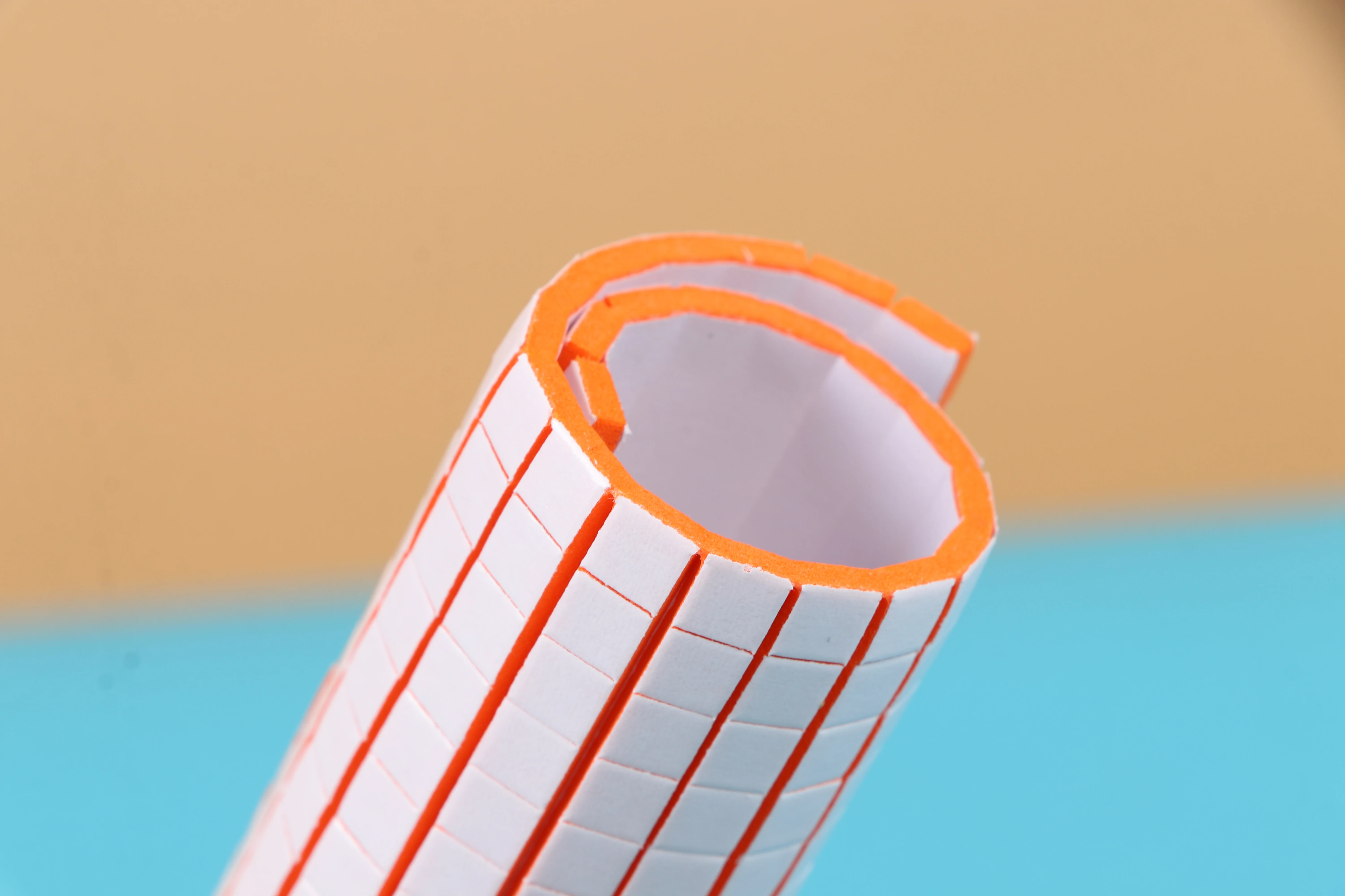 little small squares 264 dots white crafts pre cut orange color double sided sticky EVA foam sheets