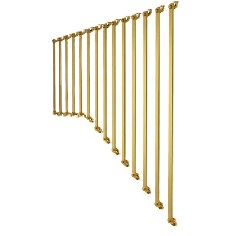 Modern Design Customized Wrought Iron Balustrade Stairs Railings Balcony Railing Aluminum Railing Stainless Steel Railing