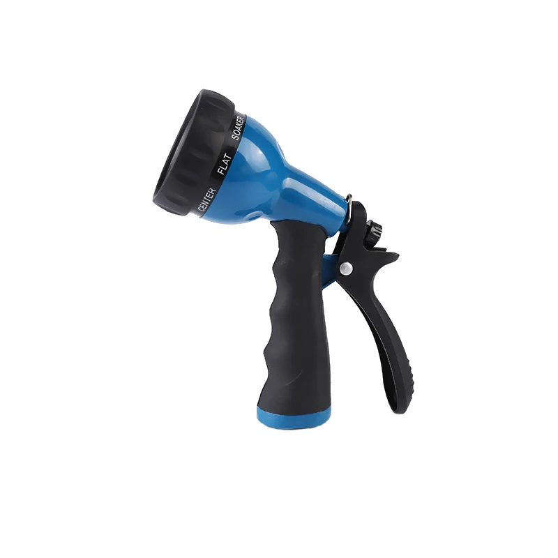 8 multi function plastic garden hose spray nozzle 6 inch water spray gun