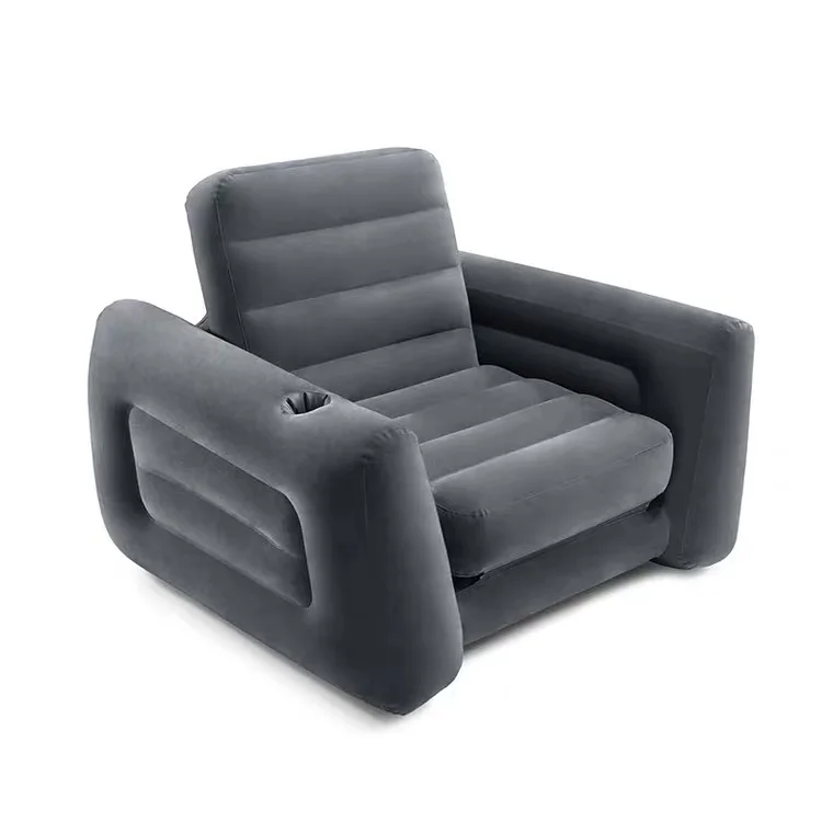 luxury cheap modern foldable sleeper living room pull out chair sofas furniture folding air inflatable sofa cum bed
