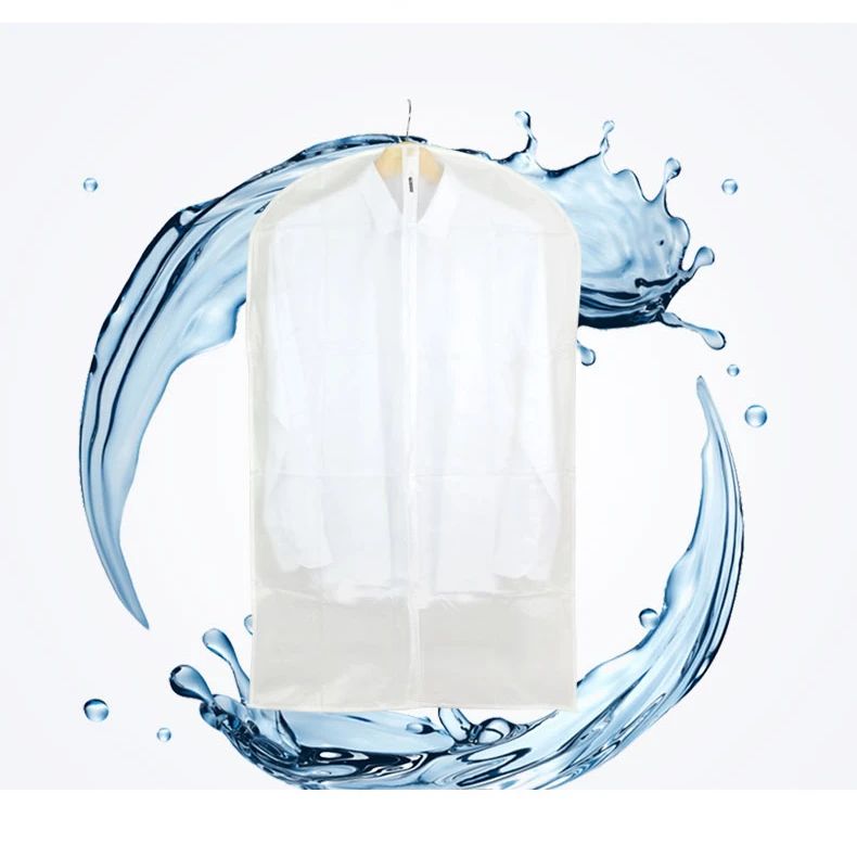 
Factory cheap plastic waterproof garment bag frosted suit cover PEVA coat cover for clothing 