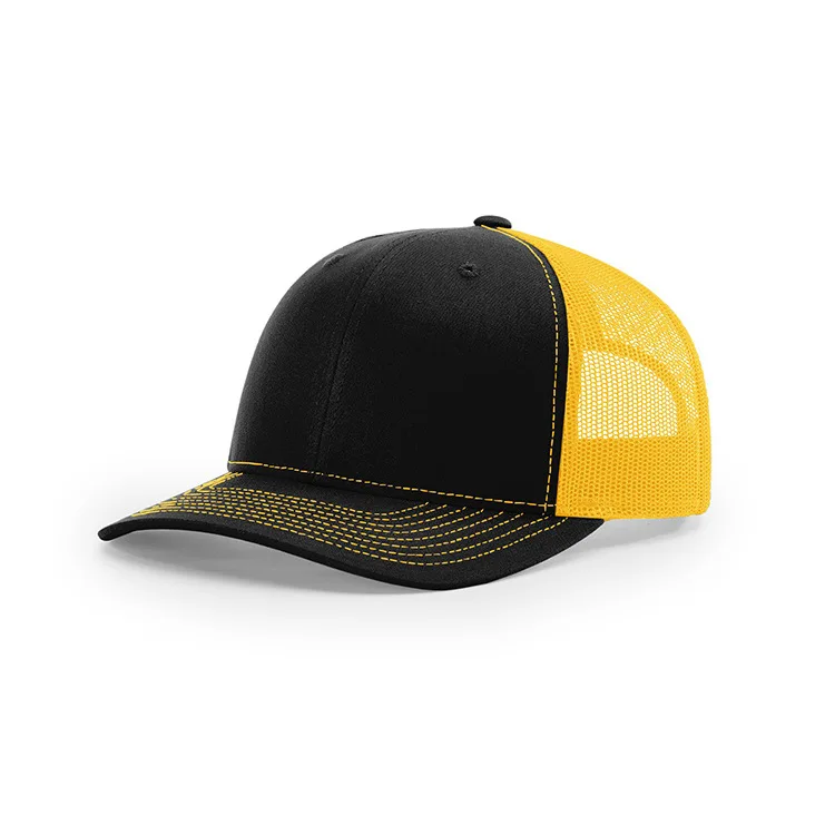 87 Solid Colors High Quality Custom Logo 6-Panel Mesh Sport Golf Baseball Cap for Men Richardson 112 Trucker Cap