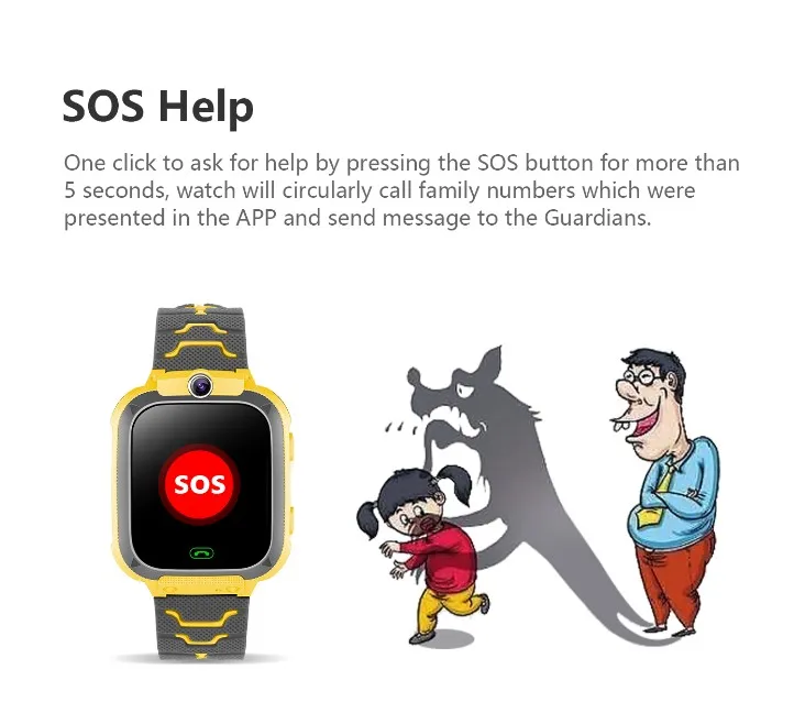  Детские Смарт-часы E02 с функцией SOS экстренного вызова GPS-отслеживания детские наручные часы монитором для безопасности ребенка мальчиков и