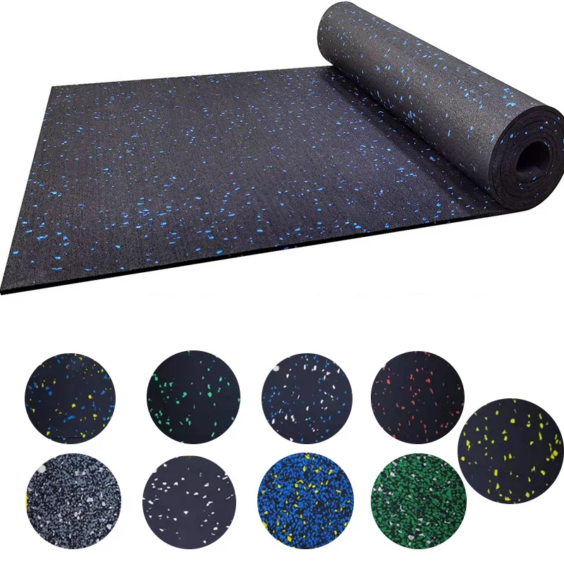 Rubber Floor Roll 6mm Flooring Matting Rolls for a Gym