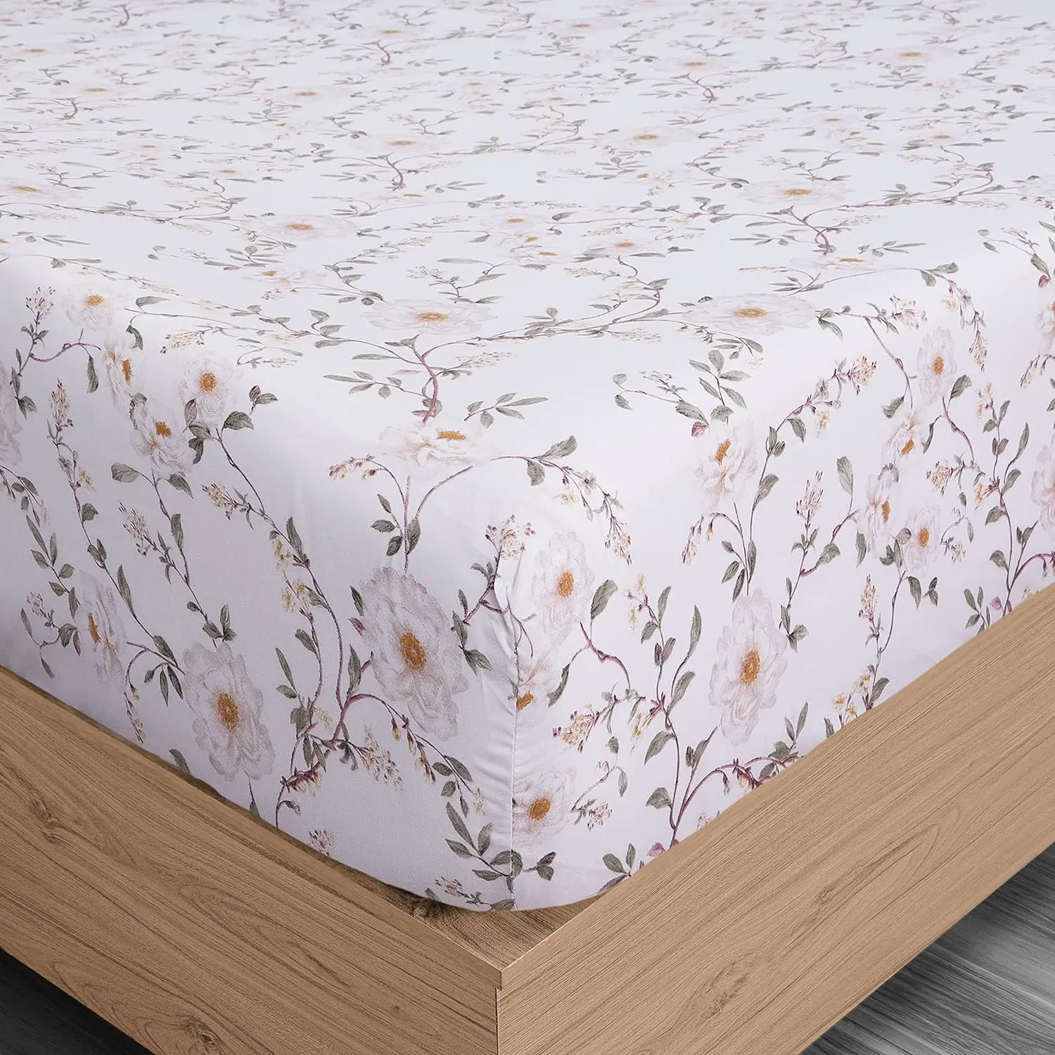 wholesale queen 100%  microfiber pillowcases 16inch deep bed sheets set printed fitted sheets for bed