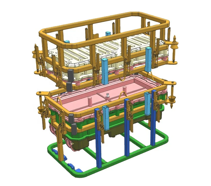OEM/ODM Plastic LLDPE Material Box aluminum solid rotational mold China Factory