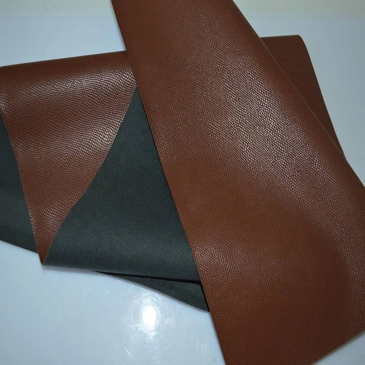 Pu non woven shoes base stocks microfiber leather for use material
