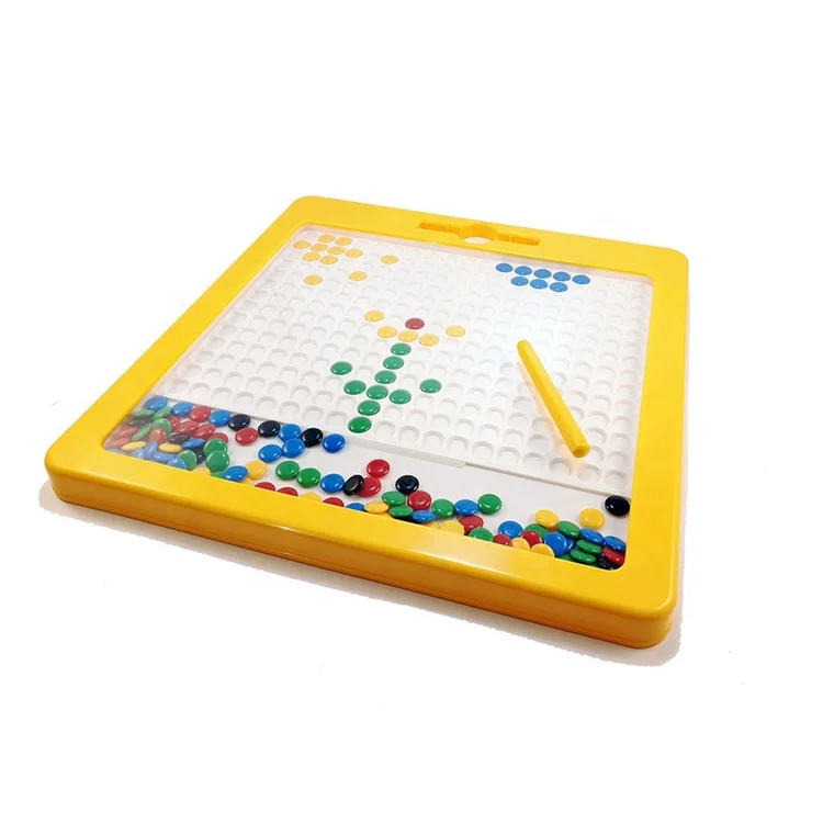 Magnetic Colorful Magnet Beads Magpad Dot Educational Doodle Drawing Board