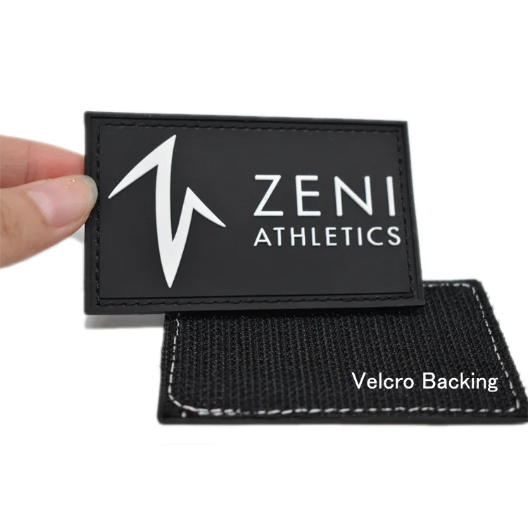 Нашивки с крючком и петлей резиновые логотипы этикетки из ПВХ рельефные Выгравированные нашивки для вас