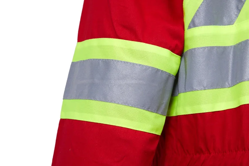 Hi Vis work clothing  coverall   Safety Reflective Cotton Coverall  Safty Working Uniform