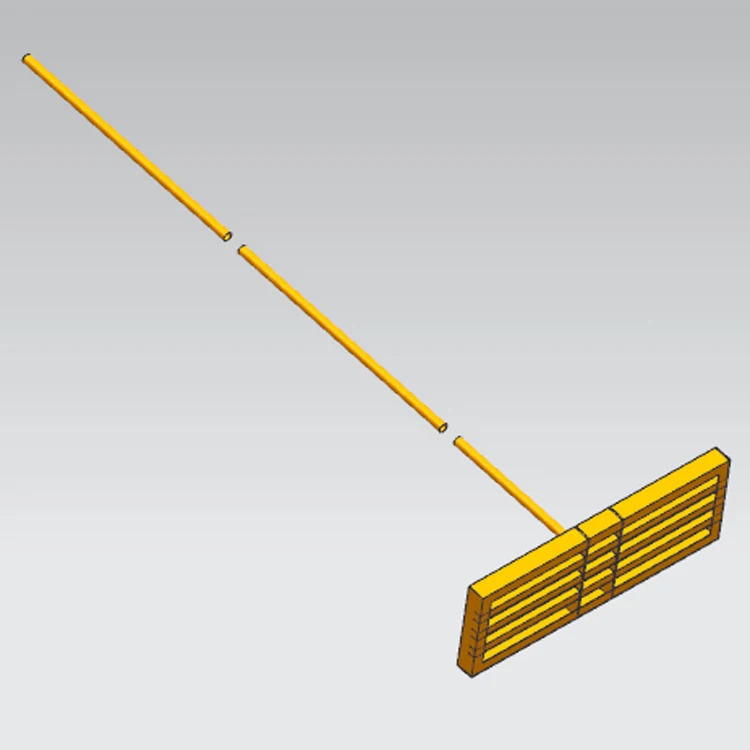 Custom Design Low Cost S.Steel Durable Painted Lawn Leveling Rake