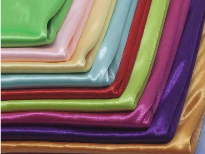 160cm Width High-grade Decoration Light Pearl Pearlescent Ice Silk Cloth Fabric  Wedding Gauze Stage Decorative Party Curtains