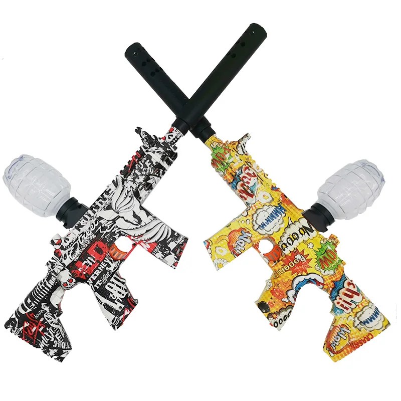 2022 принимается индивидуальный узор, кожа и упаковка, Электронная водяная гелевая пуля и мягкая пуля EVA, граффити, узор M416, гелевый бластер
