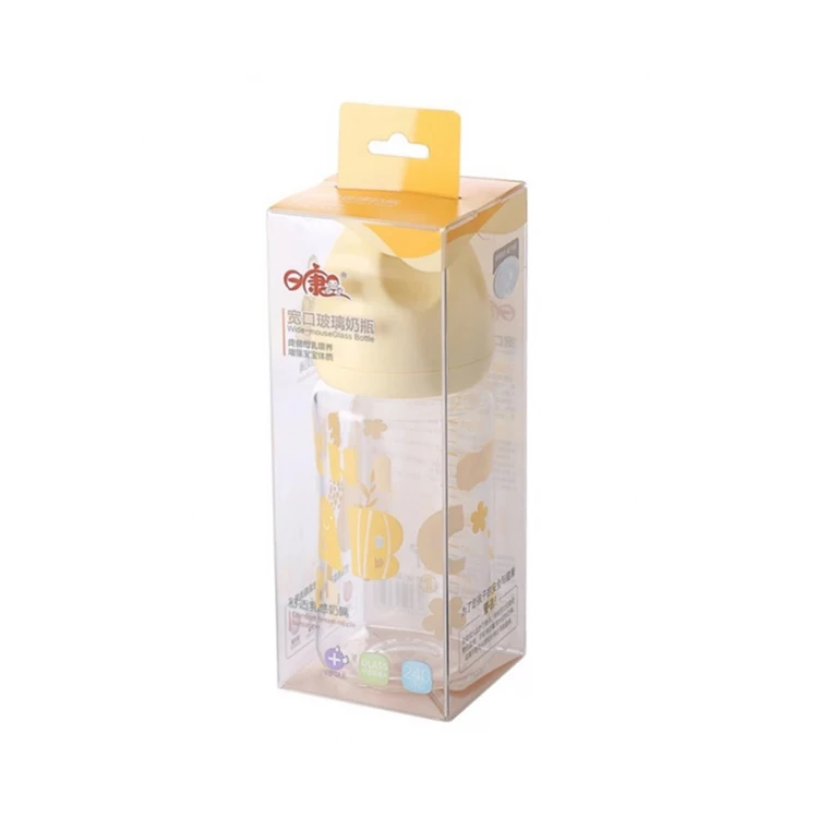 Transparent Plastic Printed PVC Box Display Packaging Folding Acetate Boxes Clear