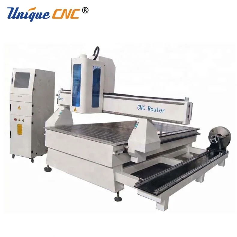 Good Performance 4 axis CNC Rotary Wood Engraving CNC Router machine