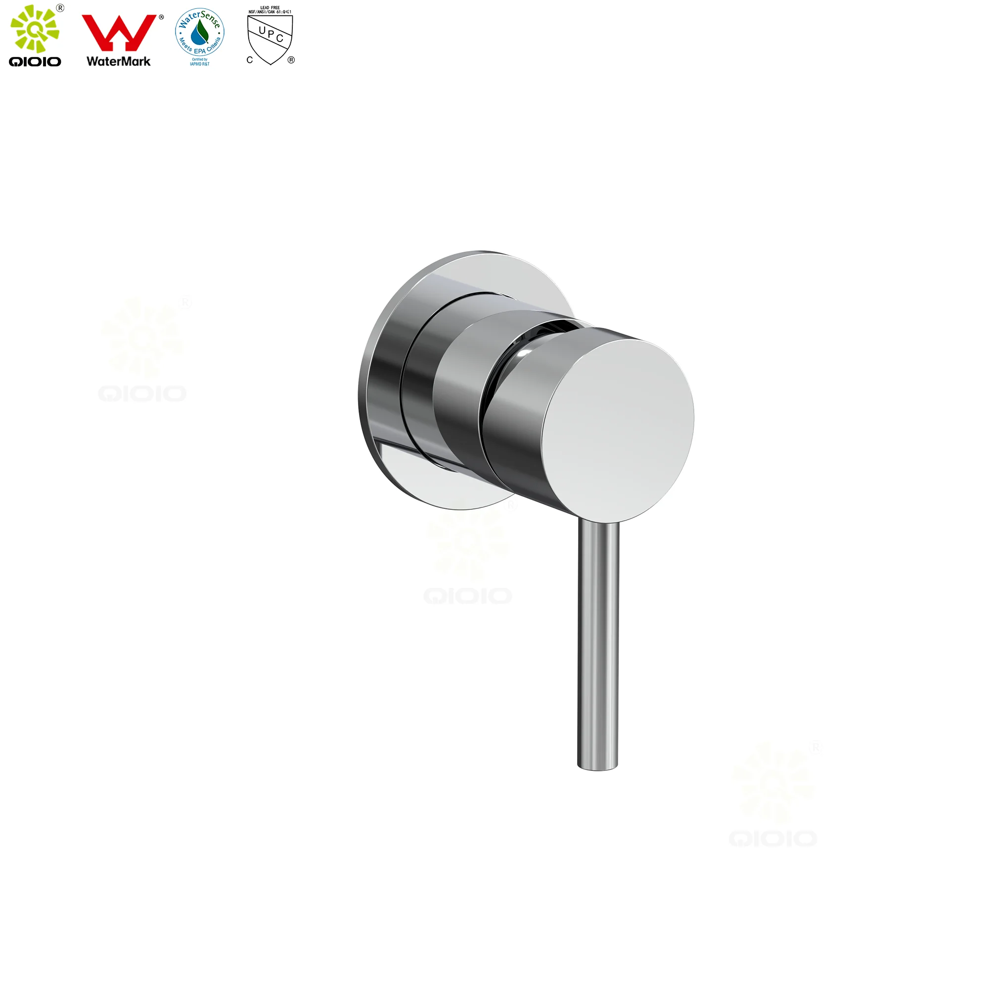 In Wall Mounted Watermark Lead Free PVD Gold Bath Shower mixer Valve body