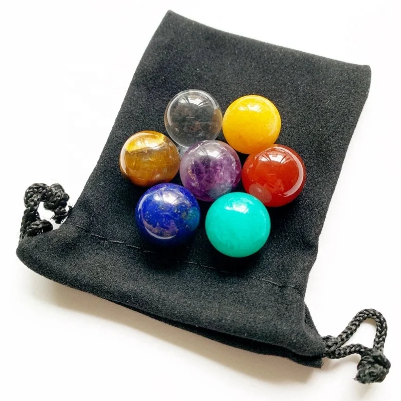 Wholesale Natural All Kinds Quartz Crystal Ball Healing Fengshui 7 Chakrs Crystal Energy Crystal Ball