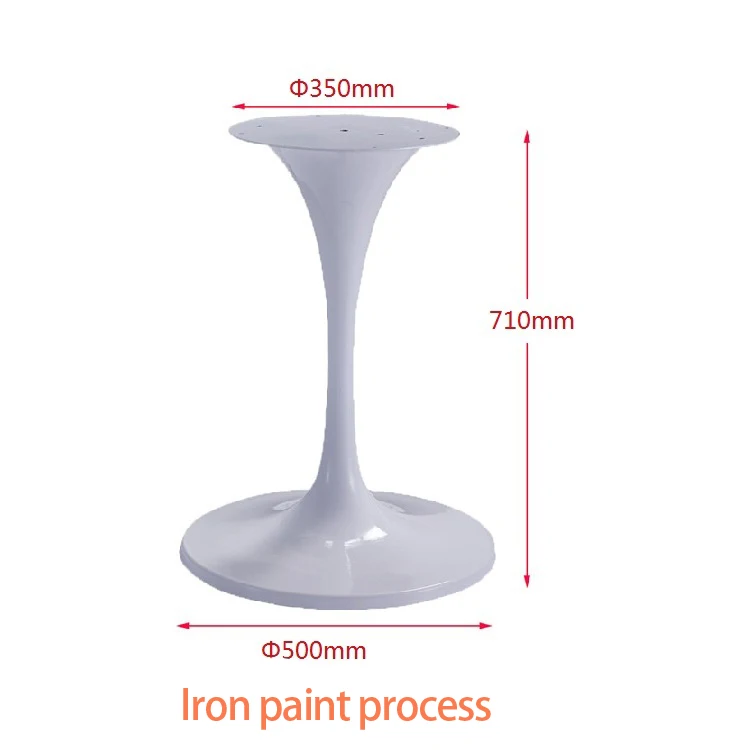 Tulip Metal Table Base Parts Supply Commercial cheap metal table legs  Wholesale