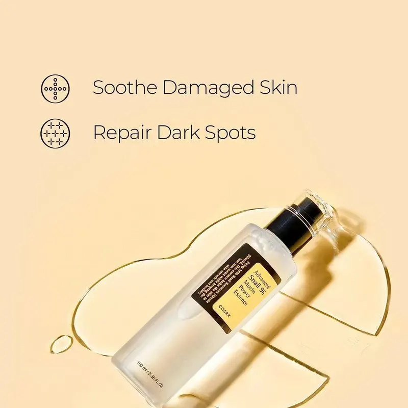 Organic Anti-Aging & Anti-Acne Snail 96 Mucin Power Essence Collagen Repair Essence Beauty & Personal Care Product