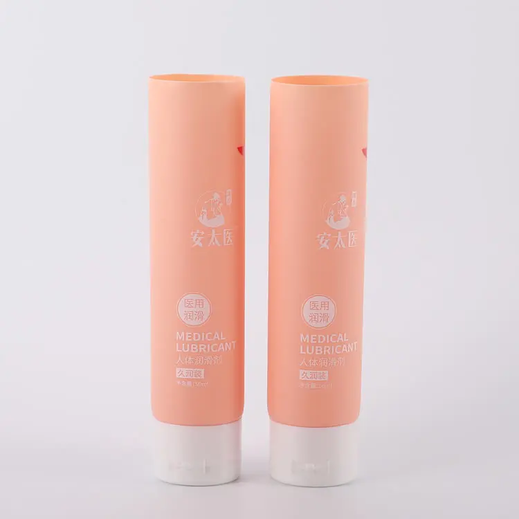 OEM/ODM30ml40ml50ml60ml70ml80ml printed laminated hollow plastic tube PE tube lubricant medical ointment drug packaging tube
