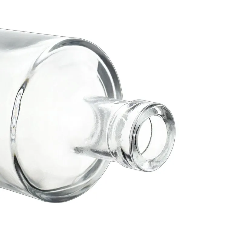 Stylish Brand New Glass Custom Color empty with cork caps mini bottle bottles of vodka