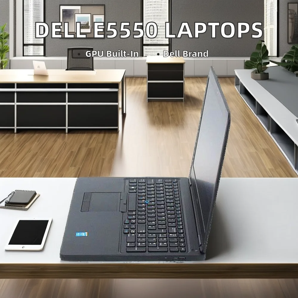 Wholesale Dells Latitude E5550 15.6inch Business Computer Core I5-5200u Portable Gaming Touch Screen Famous Brand Used Condition
