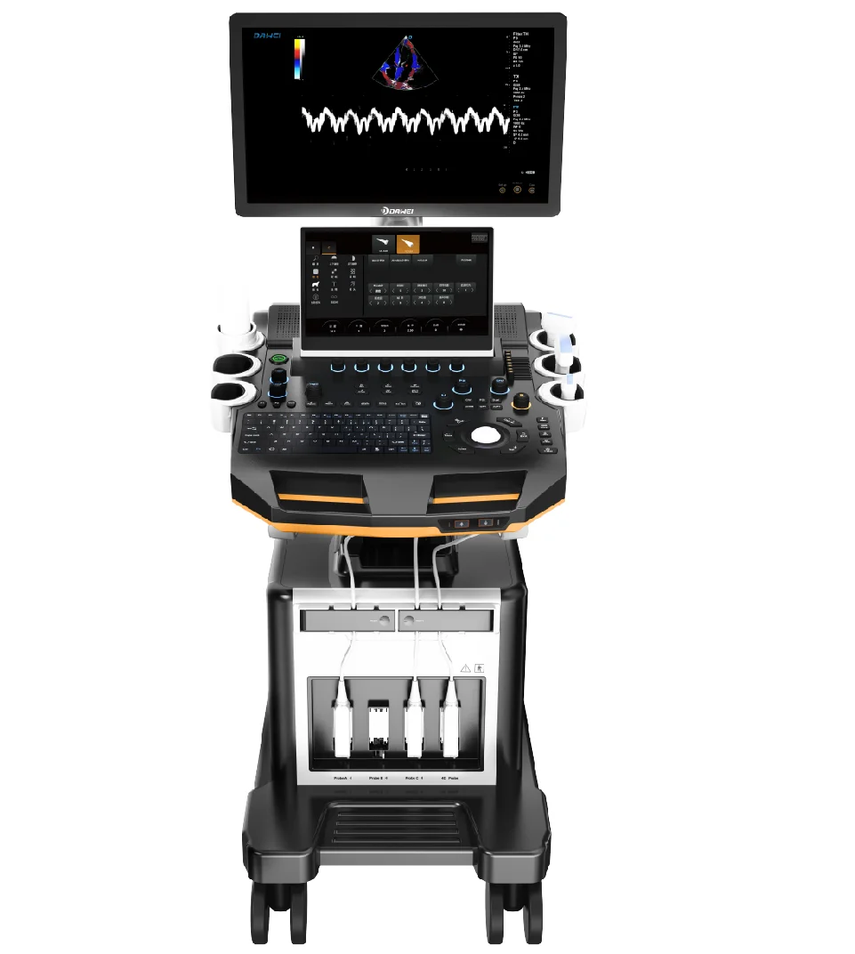 Dawei Enriched Veterinary Probe Types High-end Trolley Veterinary Color Ultrasound System