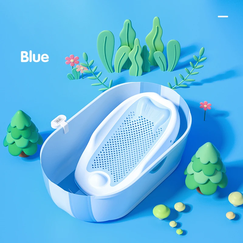 2 in 1 High Quality Cheap Classical Collapsible Solid Safety Non slip Newborn Infant Bathing Baby Bathtub