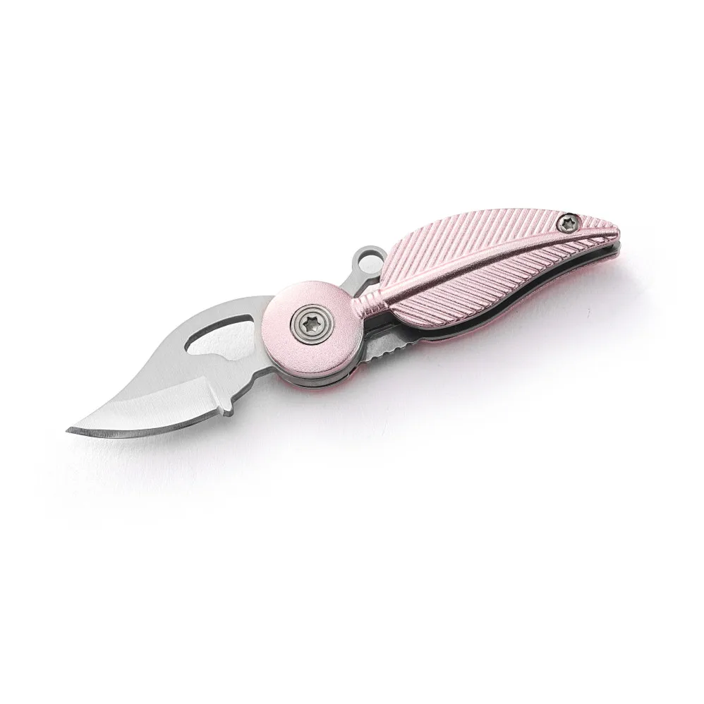 Gig Discount! RTS Lady Gift Folding Knife With Pink Handle For Promotion