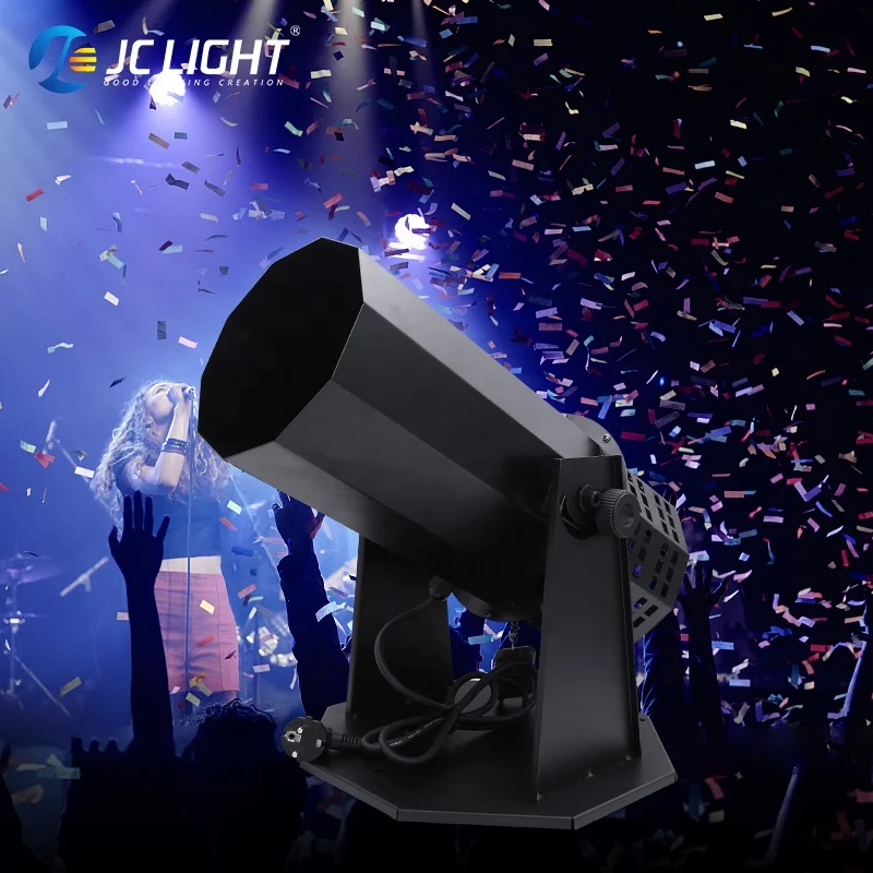 Large Wedding Event Confetti Cannon Machine 1500w Stage Confetti Paper Machine