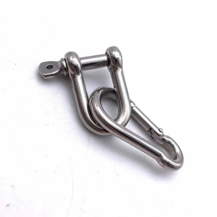 D shackle Stainless Steel Shackle Marine Rigging Lifting Boat D shackle
