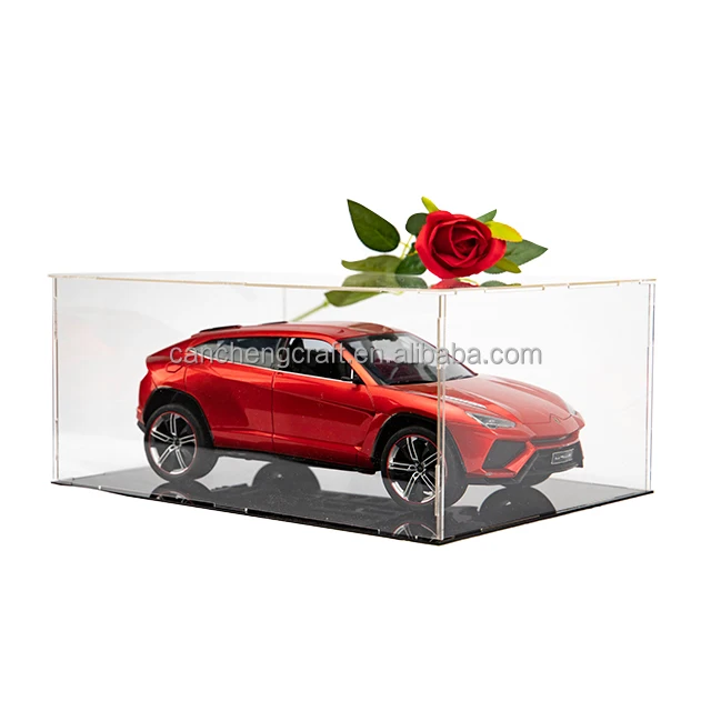 Display boxes acrylic for hot toys car collection acrylic display small case wholesale