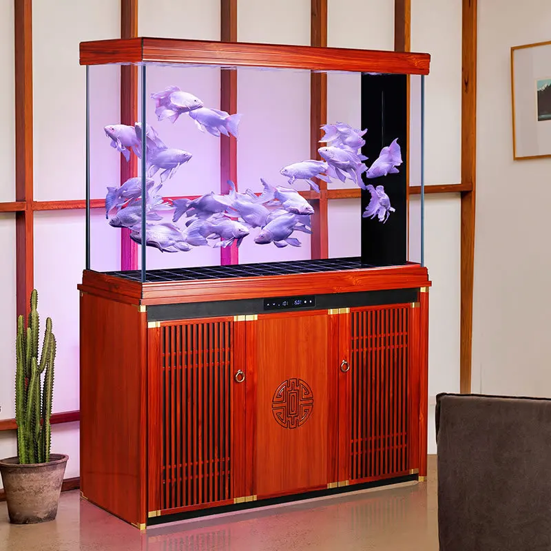 SUNSUN Landscape  Large Chili red arowana tank Ecological bottom filter Fish tank 1.5m Living room aquarium HXT series