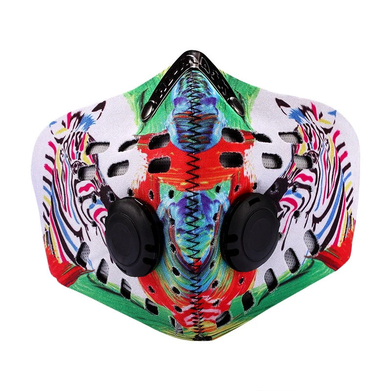 Soft Neoprene Protective Warmer Dust Mask Camo Printing Motorbike Sport Face Mask