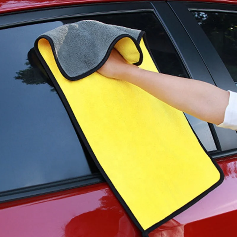 500-1200gsm thick car Microfiber Towel car rag plush Microfiber Cleaning Cloth custom microfiber car cloth glass cleaning cloth