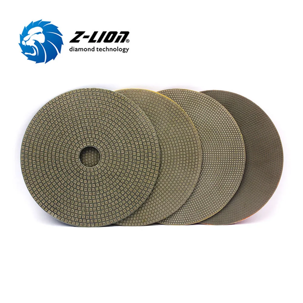 6inch 150mm Electroplate Round Diamond Polish Pad for Glass Porcelain Tile Stone