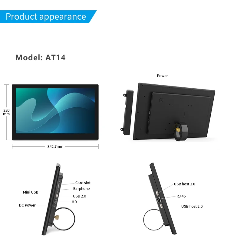 TOPWILLING Bulk Wholesale Android Tablets 14 inch 15.6 inch 17.3 inch RK3288 RK3399