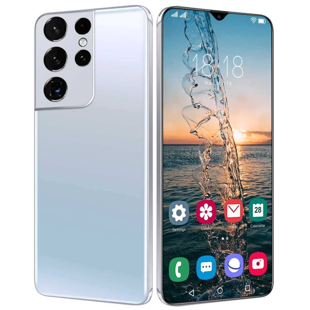 
telephon portabl S21 U1tra mobilephone 6.7inch 12+512GB Android 10.0 smartphone 