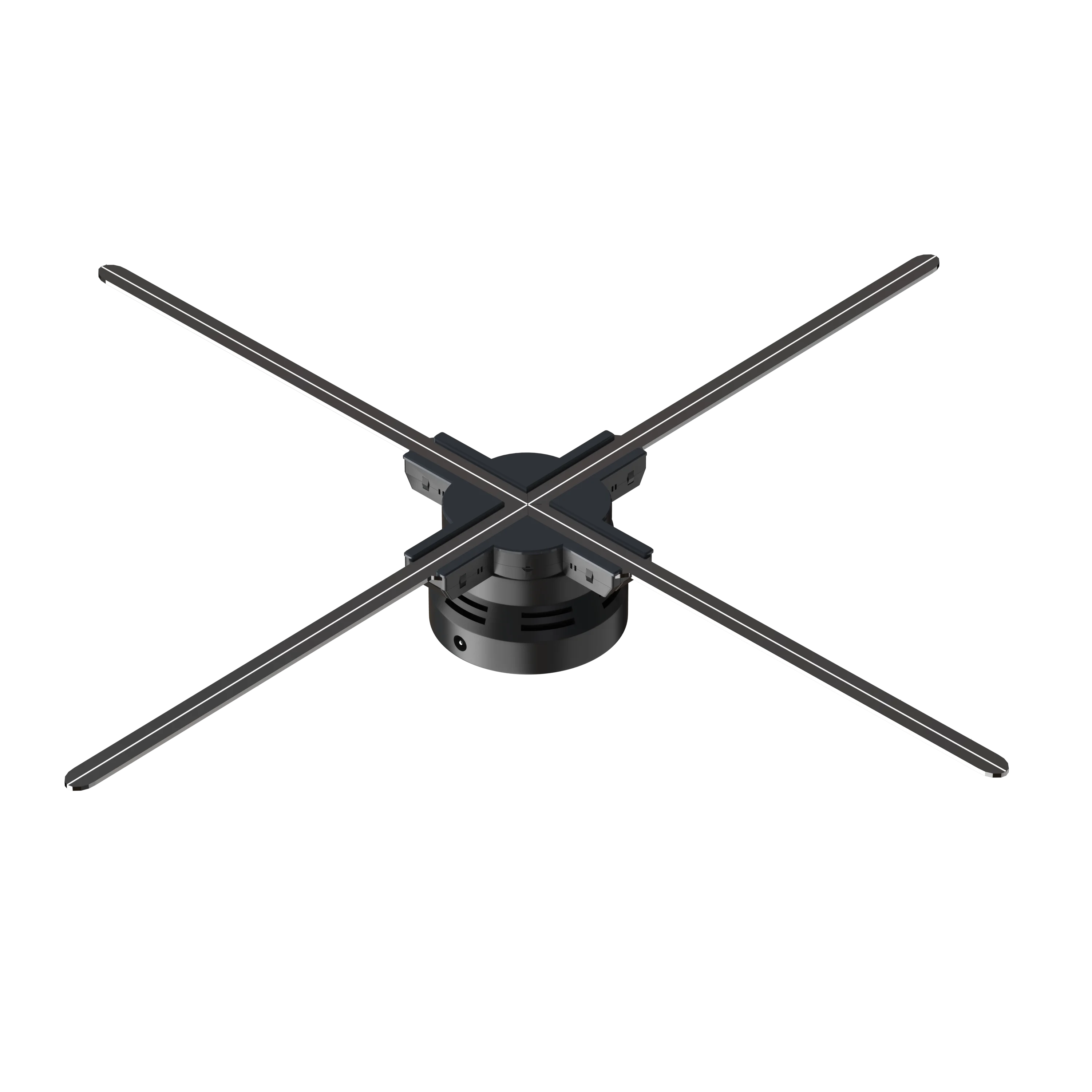 72.5CM 3D Fan Hologram Projector Advertising Display with 700 Video Library and Remote LED fan hologram Holofan 3D Hologram Fan